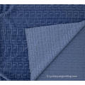 Velvet à imprimé en tricot teint à 100% personnalisé à 100% en polyester